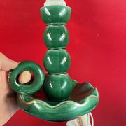 foot of lamp candlestick faience of St Clement around 1950