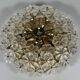 1960s/70s Ceiling Lamp Ernst Palme made of brass and glass, Germany