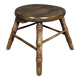 Faux bamboo stool made of beech wood