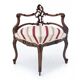 Fauteuil d'angle, France, vers 1880.