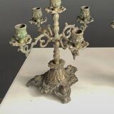 Pair of 5-light candlesticks