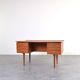 Mid-Century Danish Teak Executive Desk, 1960s.