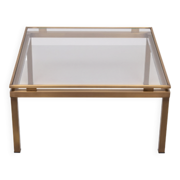 table basse carrée années 1970 France