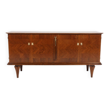 Enfilade buffet Art Déco pointe de diamant en chêne - Années 1930-1950 - 3