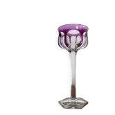 BACCARAT "Malmaison" Glass wine rhinestone double violet antique - 19 cm