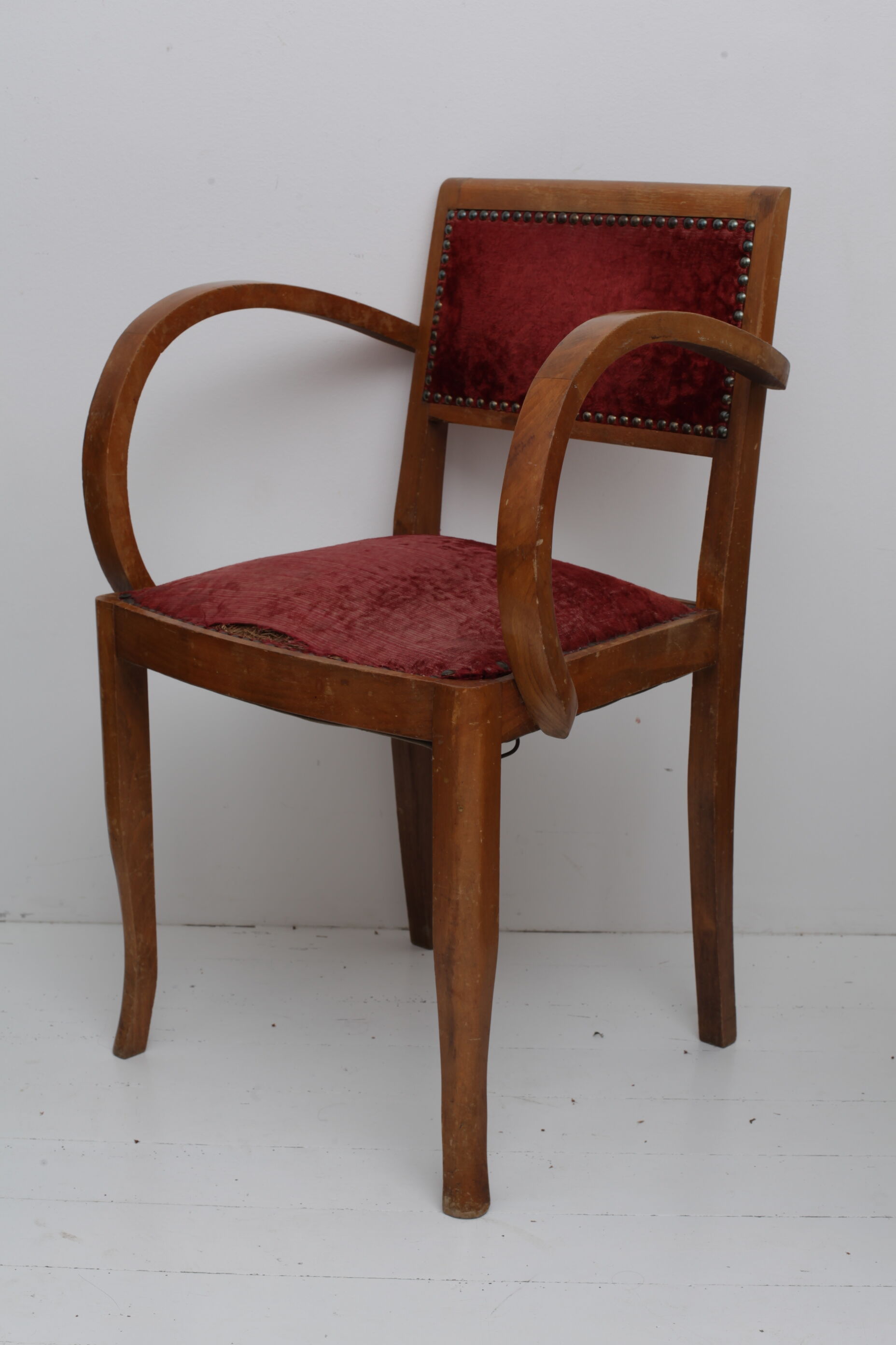 Fauteuil bridge rouge