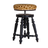 Adjustable seated piano stool Napoleon 3