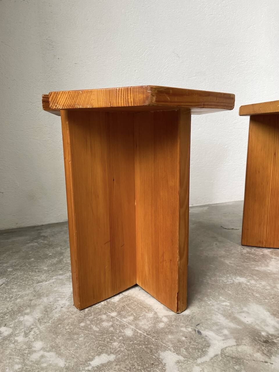 Pair of René Martin stools