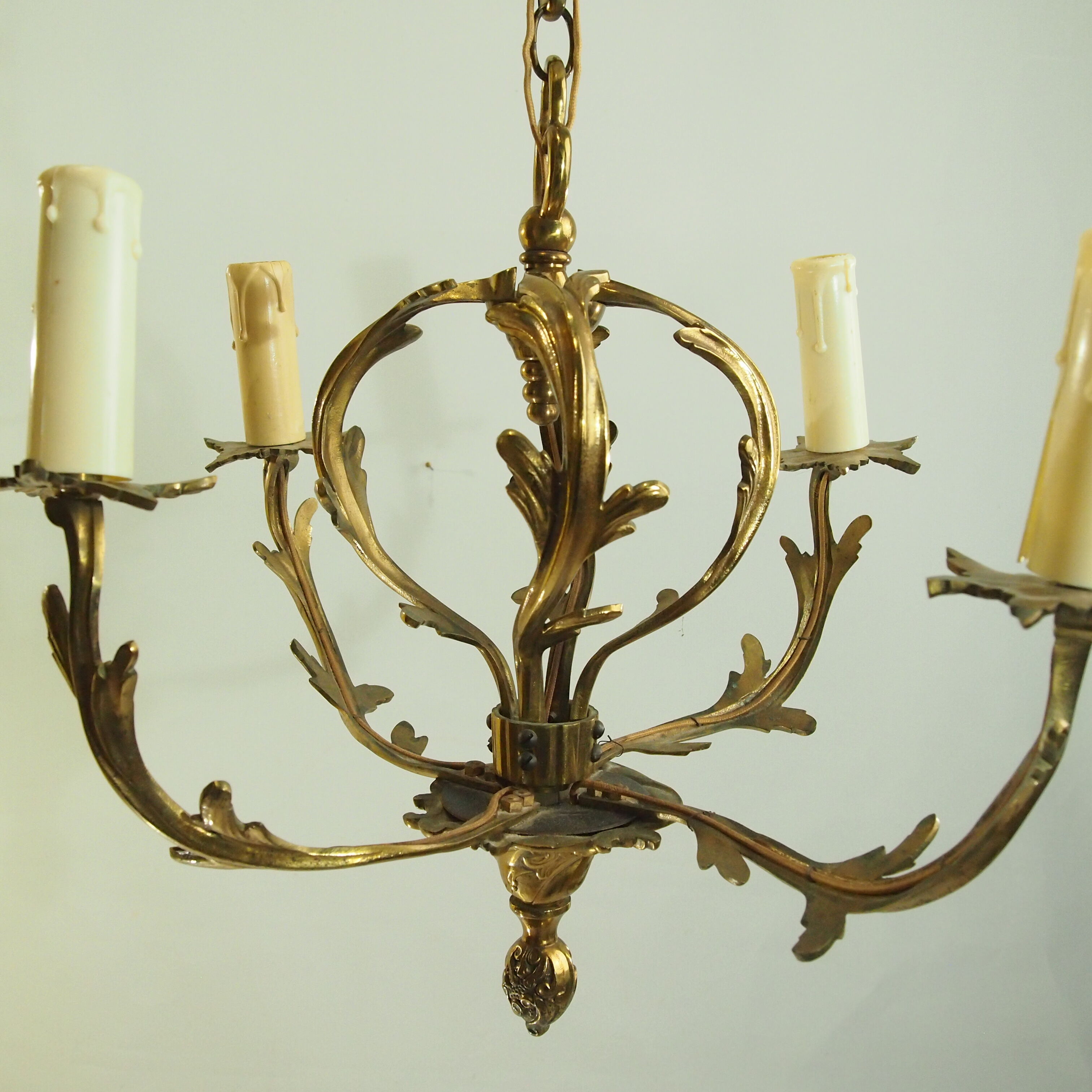 Bronze chandelier