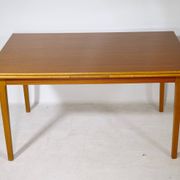 Extending Danish Mid-Century Teak Dining Table, 1960s