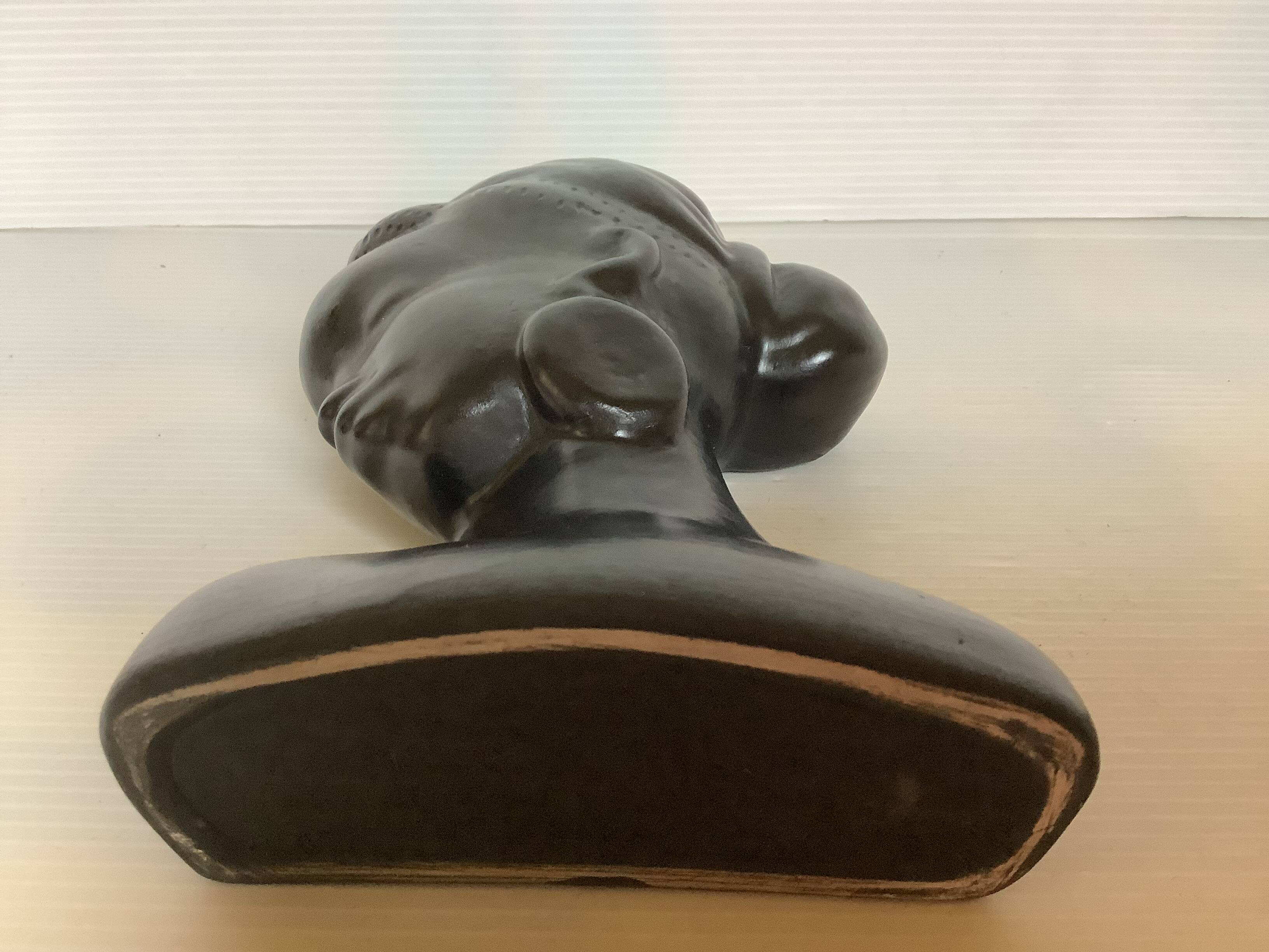 Antique bust of an African woman to stand or hang