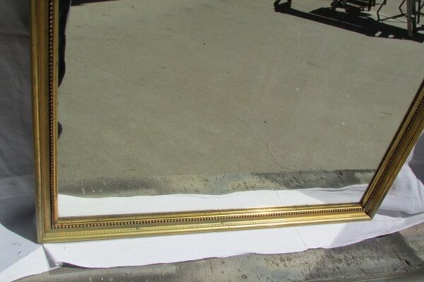 Golden mirror  135x75 cm