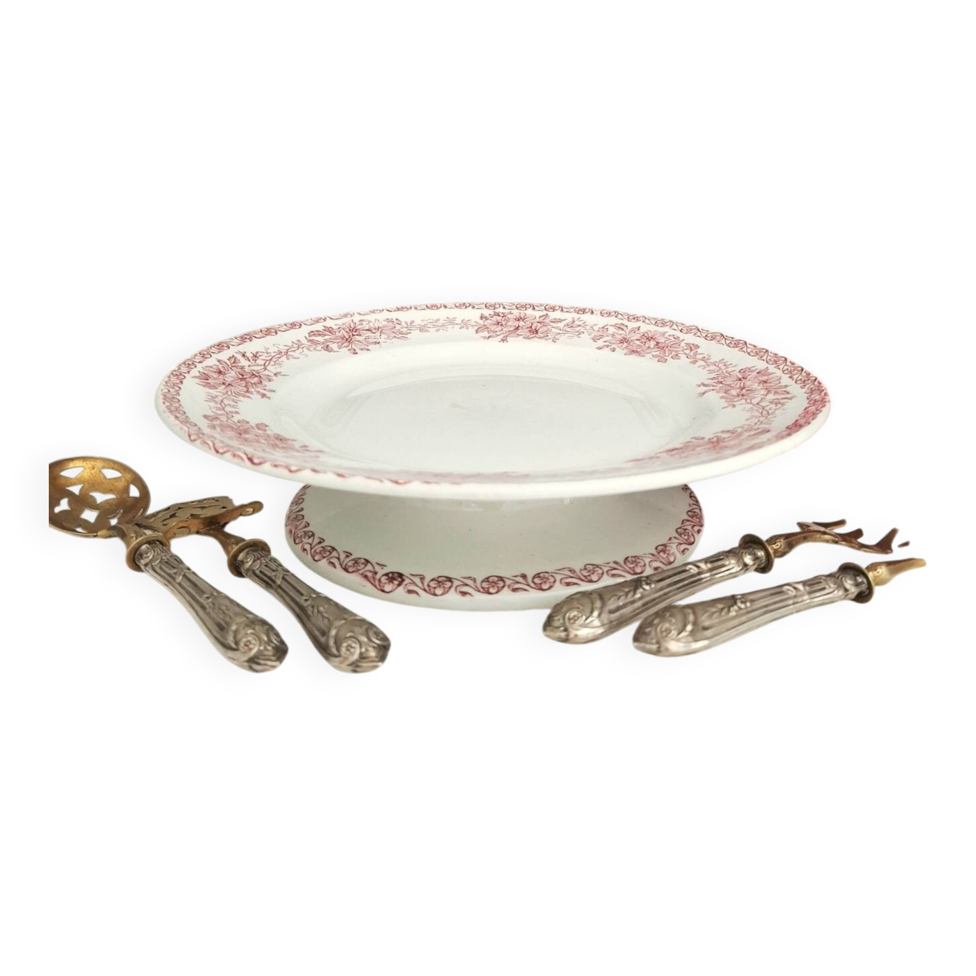 Ironstone earthenware plate