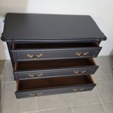 Solid wood chest of drawers 3 drawers