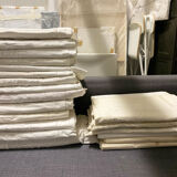 Antique embroidered sheets