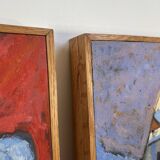 Painting by Moroccan artist Krich Nezar