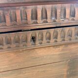 Solid Provençal wooden chest