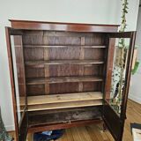 19th century glass bookcase