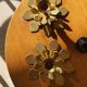 Old brass candlesticks