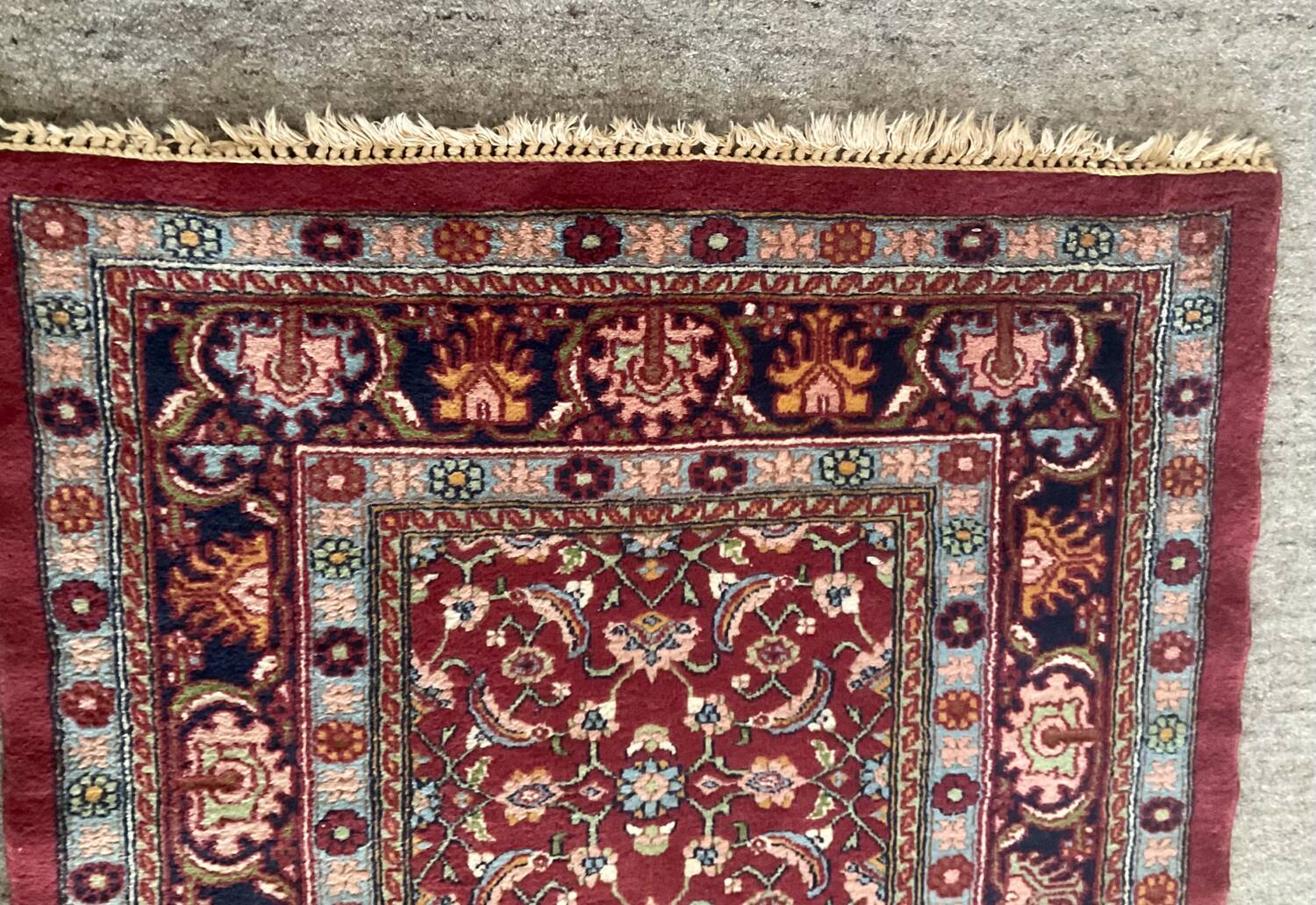 Vintage Persian woven wool rug 165x95
