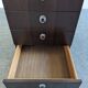 Caisson de bureau à roulettes en palissandre, années 70-80