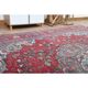 1970s Vintage Persian Handmade Wool Red Oversized Rug 297x378