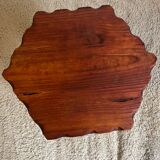 Tabouret tripode bois esprit chalet montagne