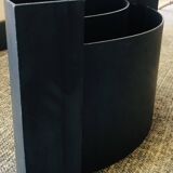 Magnificent black magazine rack.