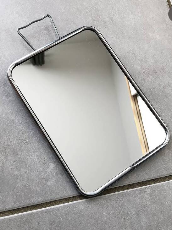 Vintage barber's mirror