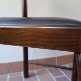 4 brutalist skai chairs (3 lots available)