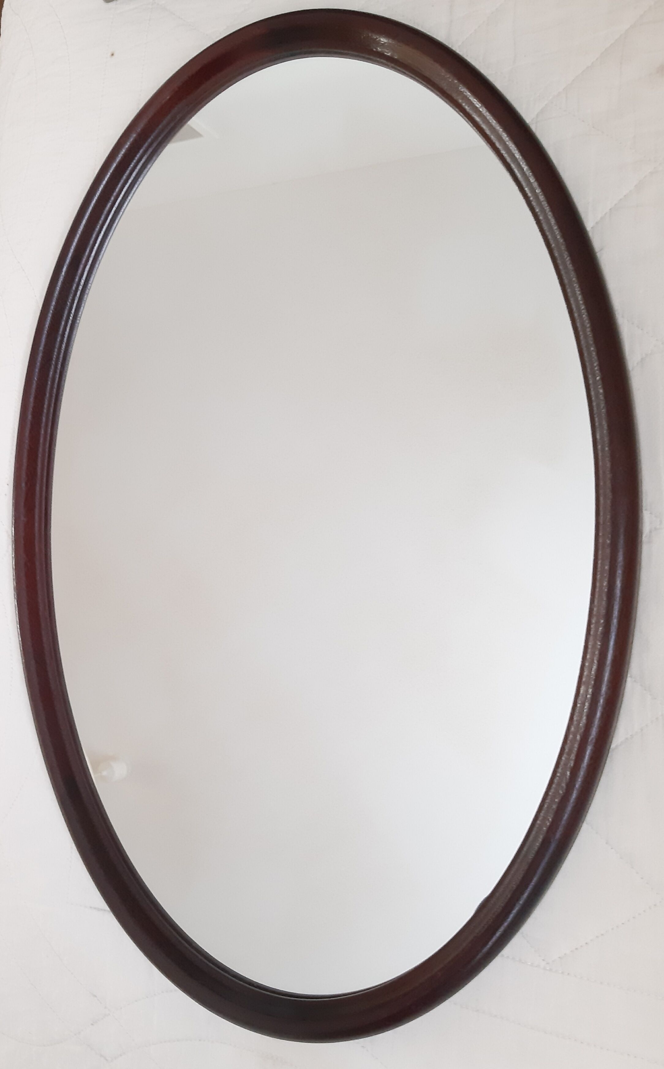 Miroir ovale ancien 63x42cm