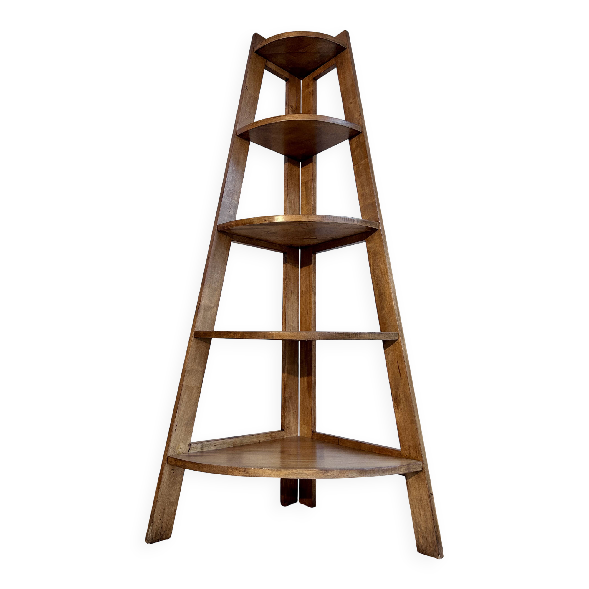 Mid-century reconstruction corner shelf