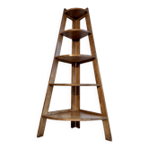 Mid-century reconstruction corner shelf