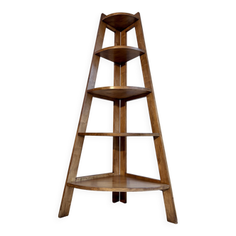 Mid-century reconstruction corner shelf