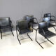Vintage circle chairs by Metaform, 1980s, set of 6