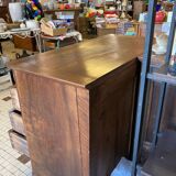 Walnut chest of drawers with 4 drawers