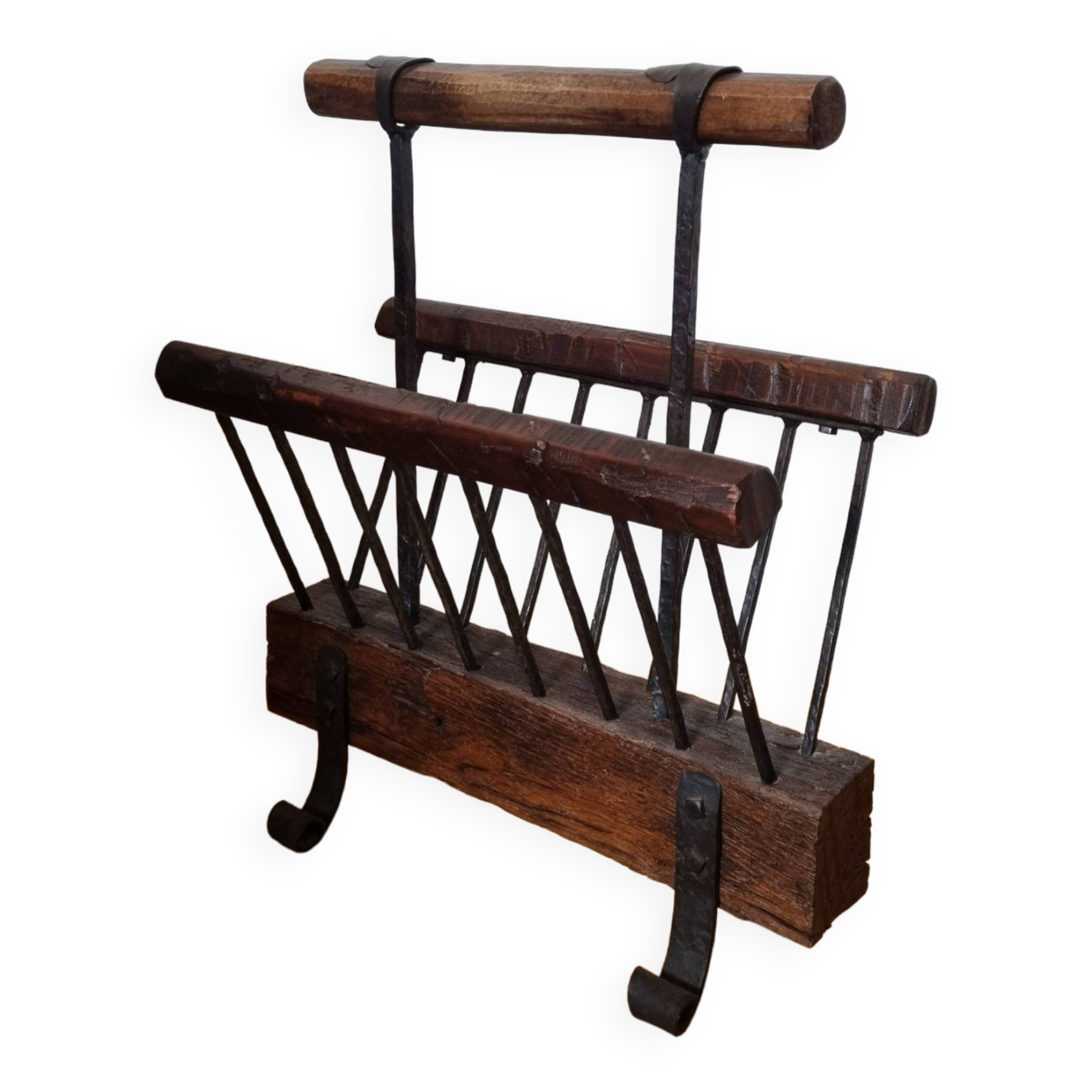 brutalist magazine rack