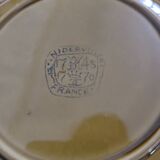 Set of 6 Niderviller flat plates