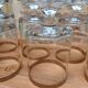 8 verres à pied vintages