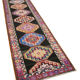 Tapis coureur multicolore anatolien 87 cm x 330 cm