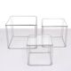 Isocèle Chrome Nesting Tables Max Sauze, 1970s France