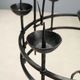 Antique wrought iron chandelier A. Gerardi Italy 19th century