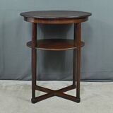 Beech pedestal table, by J. Hoffmann, Maison Thonet, Art Deco – 1930