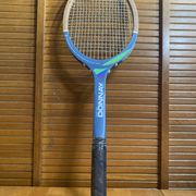 Vintage donnay court one wooden tennis racket #e191