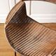 Rush rattan armchair, design by Maurizio Tempestini for Rima, 1960.