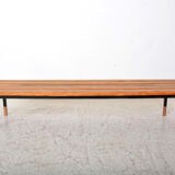 Slatted bench dating from the 60s