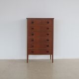 vintage teak chest of drawers