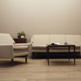 Cream armchair, Danish design, 1970s, production: Denmark