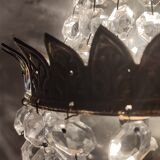 Appliques en cristal classiques. France années 1950.