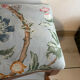 Louis XV style footstool with floral pattern